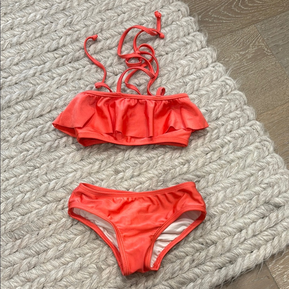 Kids Zimmerman Swim Ruffle Bikini Set